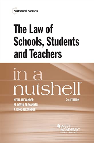 The Law of Schools, Students and Teachers in a Nutshell (Nutshells) cover