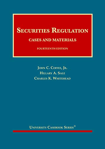 Securities Regulation (University Casebook Series)