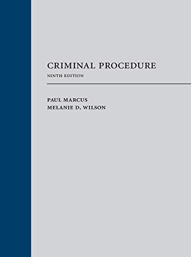 Criminal Procedure: Ninth Edition, Paul Marcus cover