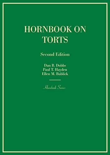 Hornbook on Torts (Hornbooks) cover