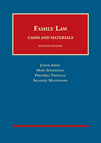 Family Law, Cases and Materials - Seventh Edition - Areen cover