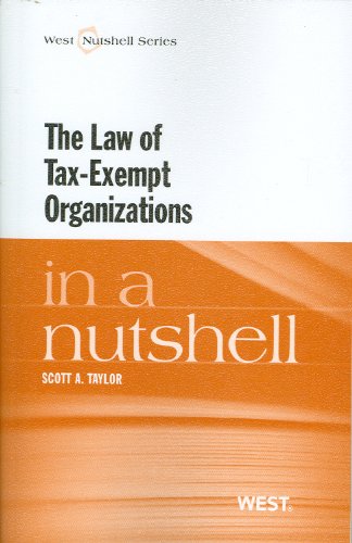 The Law of Tax-Exempt Organizations in a Nutshell (Nutshell Series) cover