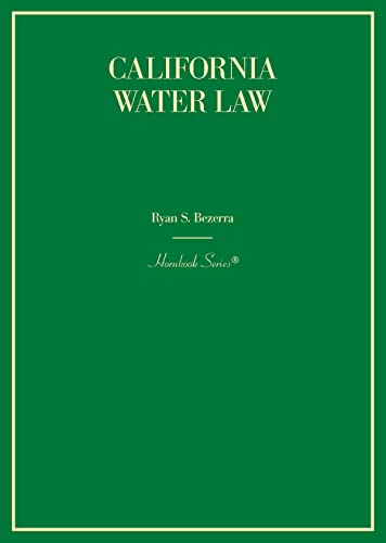 California Water Law (Hornbooks) cover