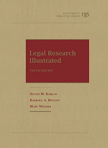 Legal Research Illustrated, 10th (University Treatise Series) cover