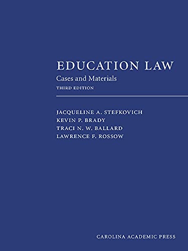 Education Law: Cases and Materials