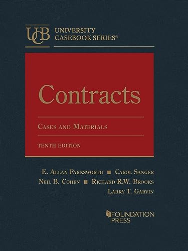 Contracts, Cases and Materials: Farnsworth, 10th Edition cover