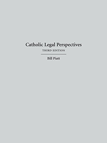 Catholic Legal Perspectives