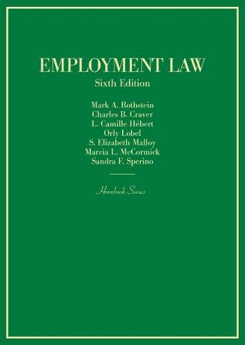Employment Law (Hornbooks)
