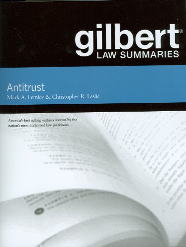 Gilbert Law Summaries on Antitrust cover