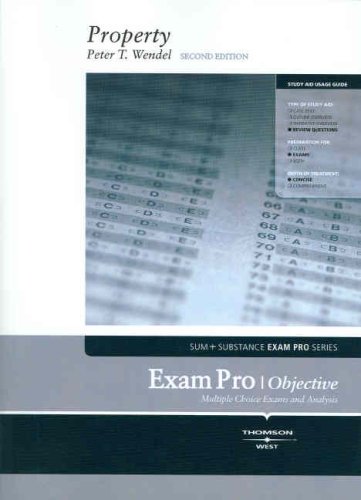 Exam Pro Objective Questions on Property (Exam Pro Series) cover