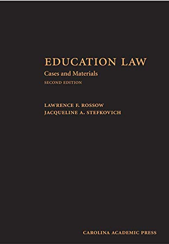 Education Law (Paperback): Cases and Materials