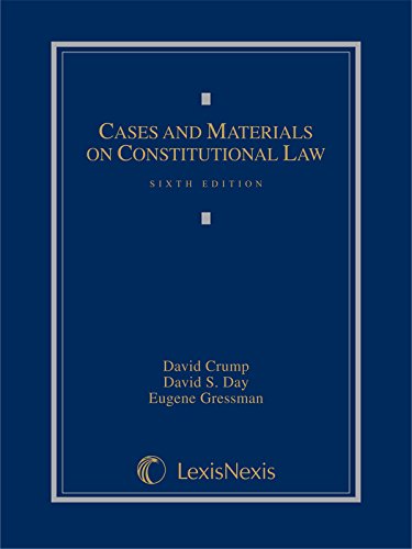 Cases and Materials on Constitutional Law