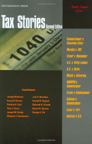 Tax Stories (Law Stories) cover