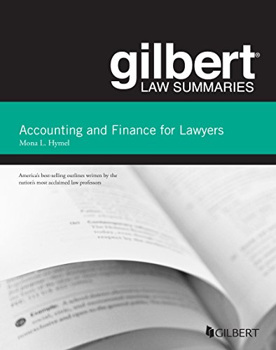 Gilbert Law Summaries on Accounting and Finance for Lawyers cover