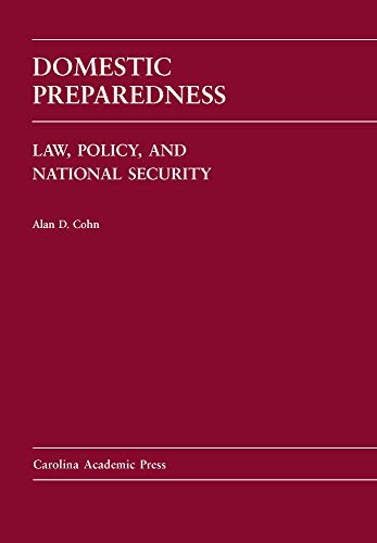 Domestic Preparedness (Paperback): Law, Policy, and National Security cover