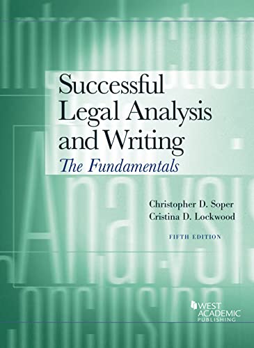 Successful Legal Analysis and Writing: The Fundamentals (Coursebook) cover