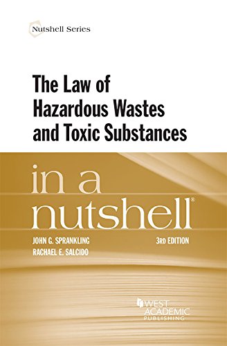 The Law of Hazardous Wastes and Toxic Substances in a Nutshell (Nutshells) cover