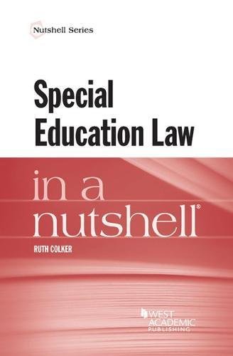 Special Education Law in a Nutshell (Nutshells) cover