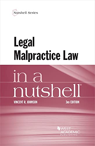 Legal Malpractice Law in a Nutshell (Nutshells) cover