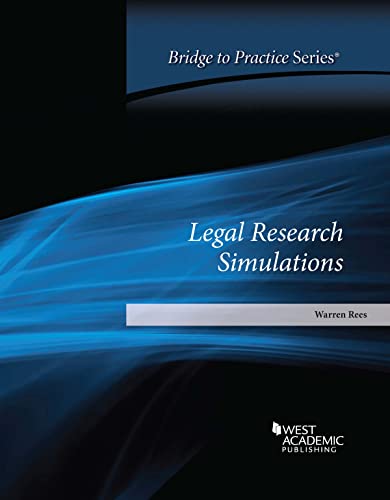 Legal Research Simulations: Bridge to Practice cover