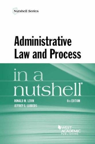 Administrative Law and Process in a Nutshell (Nutshells) cover