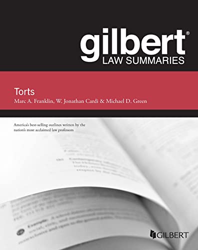 Gilbert Law Summary on Torts (Gilbert Law Summaries) cover