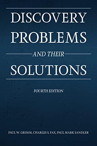 Discovery Problems and Their Solutions - 4th Edition - Paul W Grimm