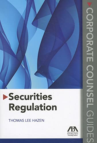 Securities Regulation: Corporate Counsel Guides cover