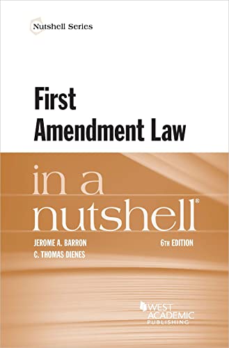 First Amendment Law in a Nutshell (Nutshells) cover