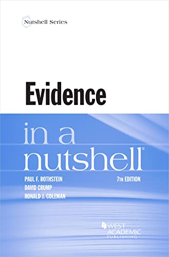 Evidence in a Nutshell (Nutshells) cover