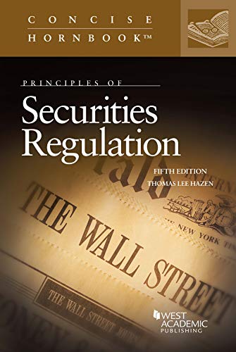 Principles of Securities Regulation (Concise Hornbook Series) cover