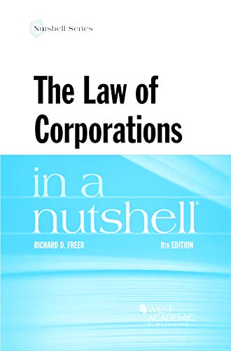 The Law of Corporations in a Nutshell (Nutshells) cover