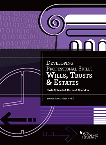 Developing Professional Skills: Wills, Trusts & Estates cover