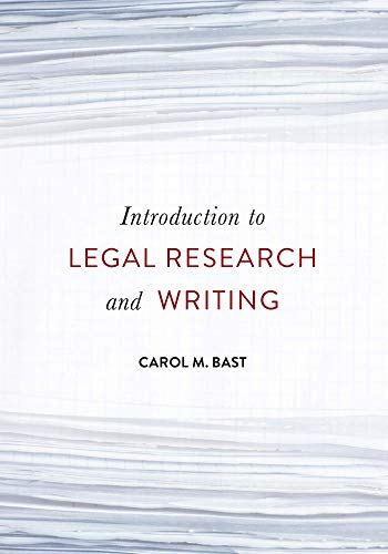 Introduction to Legal Research and Writing