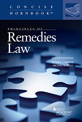 Principles of Remedies Law (Concise Hornbook Series) cover