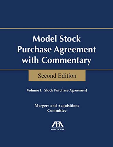 Model Stock Purchase Agreement with Commentary - 2nd Edition