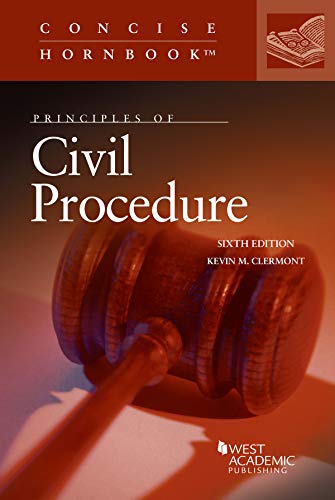 Principles of Civil Procedure (Concise Hornbook Series) cover