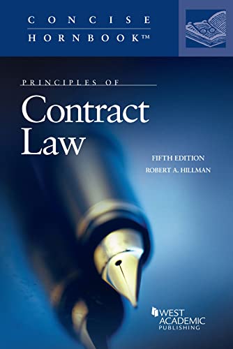 Principles of Contract Law (Concise Hornbook Series) cover