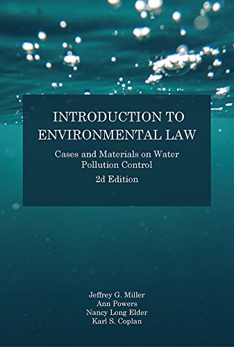 Introduction to Environmental Law: Cases and Materials On Water Pollution Control (Environmental Law Institute) cover