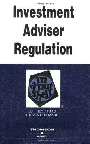 Investment Adviser Regulation in a Nutshell (Nutshells) cover