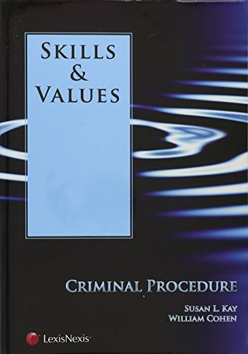 Criminal Procedure (Skills & Values Series)