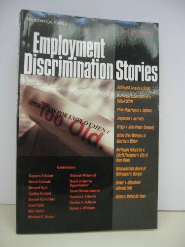 Employment Discrimination Stories (Law Stories) cover
