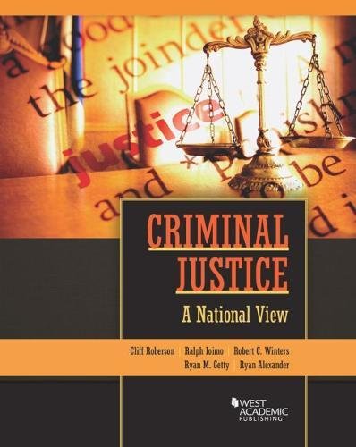 Criminal Justice: A National View (Higher Education Coursebook) cover