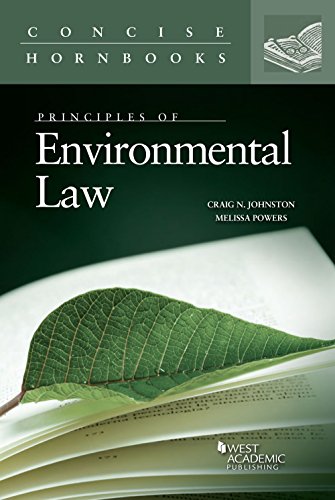 Principles of Environmental Law (Concise Hornbook Series) cover