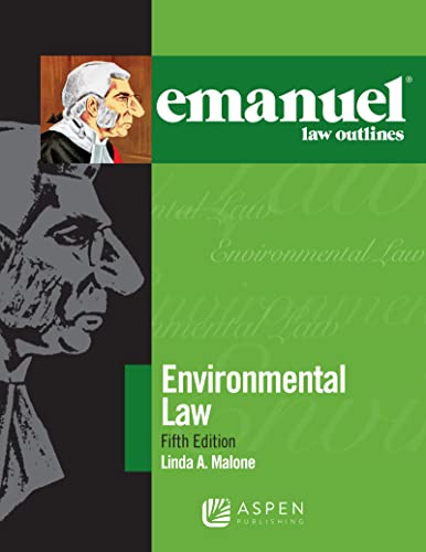 Environmental Law Emanuel Law Outlines Series 5th Malone, Linda A. cover