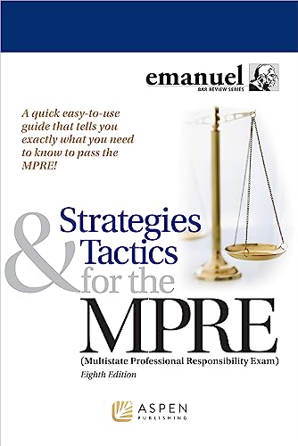 Strategies & Tactics for the MPRE Bar Review Series 8th Ruskell, Alex cover