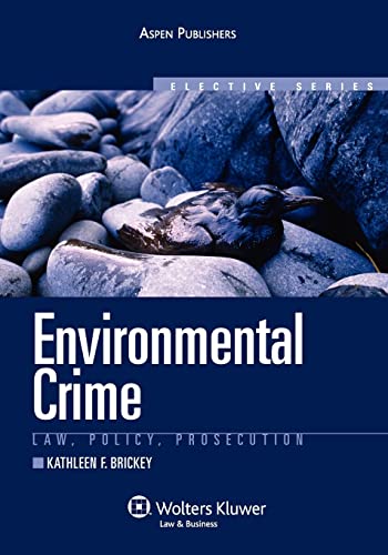 Environmental Crimes Aspen Elective Elective Series 4th Kathleen F. Brickey