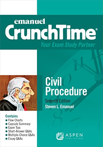 Emanuel CrunchTime Civil Procedure 7th Emanuel, Steven L