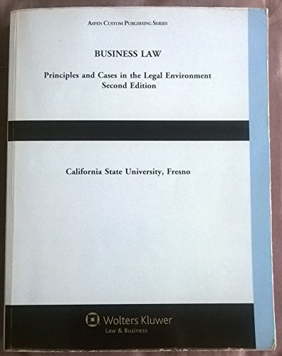 Business Law Principles and Cases in the Legal Environment 2nd Daniel V. Davidson