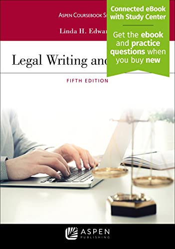 Legal Writing and Analysis (Aspen Coursebook) Series 5th Edwards, Linda H